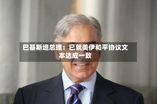 巴基斯坦总理：已就美伊和平协议文本达成一致