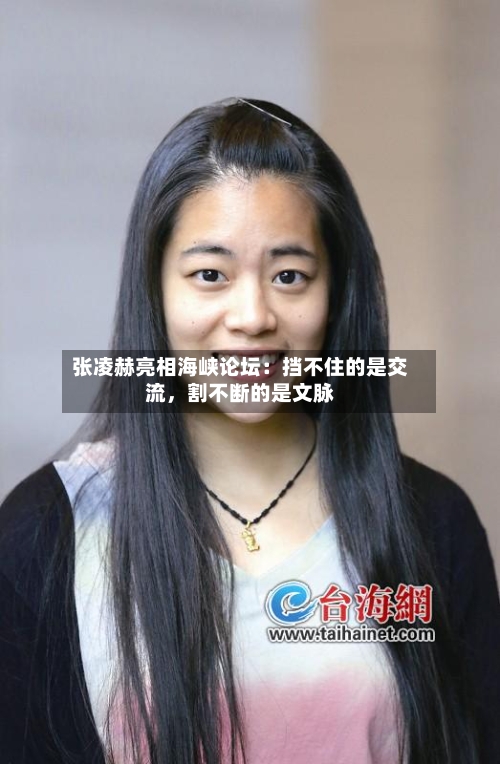 张凌赫亮相海峡论坛：挡不住的是交流，割不断的是文脉-第2张图片