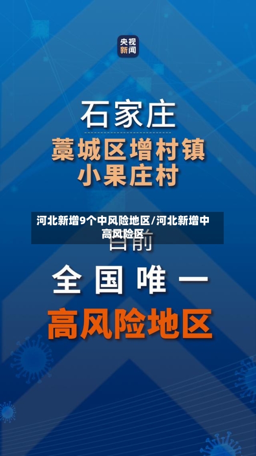 河北新增9个中风险地区/河北新增中高风险区